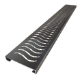 Redi Trench® 30 In x 48 In Left Double Threshold Corner Tileable Shower Pan Base with Right Drain and Linear Trench