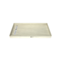 Redi Trench® 30 In x 60 In Single Curb Tileable Shower Pan Base with Left Drain and Linear Trench