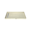 Redi Trench® 30 In x 60 In Single Curb Tileable Shower Pan Base with Left Drain and Linear Trench