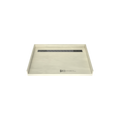 Redi Trench® 33 In x 48 In Barrier Free Tileable Shower Pan Base with Back Drain and Linear Trench