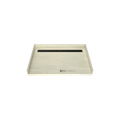 Redi Trench® 33 In x 48 In Barrier Free Tileable Shower Pan Base with Back Drain and Linear Trench