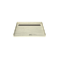 Redi Trench® 33 In x 48 In Barrier Free Tileable Shower Pan Base with Back Drain and Linear Trench