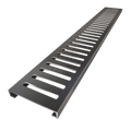 Redi Trench® 33 In x 60 In Double Threshold Corner Tileable Shower Pan Base with Right Drain and Linear Trench