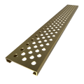 Redi Trench® 34 In x 60 In Single Curb Tileable Shower Pan Base with Left Drain and Linear Trench