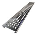Redi Trench® 34 In x 60 In Single Curb Tileable Shower Pan Base with Left Drain and Linear Trench