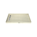 Redi Trench® 34 In x 60 In Single Curb Tileable Shower Pan Base with Left Drain and Linear Trench