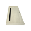 Redi Trench® 34 In x 72 In Barrier Free Tileable Shower Pan Base with Back Drain and Linear Trench