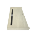 Redi Trench® 34 In x 72 In Barrier Free Tileable Shower Pan Base with Back Drain and Linear Trench