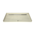 Redi Trench® 34 In x 72 In Barrier Free Tileable Shower Pan Base with Back Drain and Linear Trench