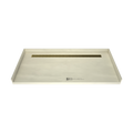 Redi Trench® 34 In x 72 In Barrier Free Tileable Shower Pan Base with Back Drain and Linear Trench