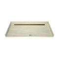 Redi Trench® 35 In x 72 In Barrier Free Tileable Shower Pan Base with Back Drain and Linear Trench