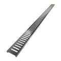 Redi Trench® 35 In x 72 In Barrier Free Tileable Shower Pan Base with Back Drain and Linear Trench