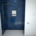 Redi Trench® 35 In x 72 In Barrier Free Tileable Shower Pan Base with Back Drain and Linear Trench