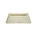 Redi Trench® 39 In x 60 In Barrier Free Tileable Shower Pan Base with Back Drain and Linear Trench