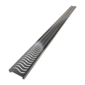 Redi Trench® 39 In x 60 In Barrier Free Tileable Shower Pan Base with Back Drain and Linear Trench