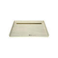 Redi Trench® 39 In x 60 In Barrier Free Tileable Shower Pan Base with Back Drain and Linear Trench