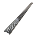 Redi Trench® 40 In x 63 In Barrier Free Tileable Shower Pan Base with Back Drain and Linear Trench