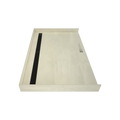 Redi Trench® 40 In x 63 In Barrier Free Tileable Shower Pan Base with Back Drain and Linear Trench