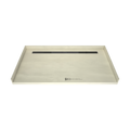 Redi Trench® 40 In x 72 In Barrier Free Tileable Shower Pan Base with Back Drain and Linear Trench