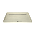 Redi Trench® 40 In x 72 In Barrier Free Tileable Shower Pan Base with Back Drain and Linear Trench