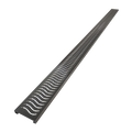 Redi Trench® 40 In x 72 In Barrier Free Tileable Shower Pan Base with Back Drain and Linear Trench