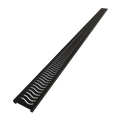 Redi Trench® 40 In x 72 In Barrier Free Tileable Shower Pan Base with Back Drain and Linear Trench