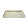 Redi Trench® 40 In x 72 In Barrier Free Tileable Shower Pan Base with Back Drain and Linear Trench