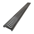 Base'N Bench® 42 In x 60 In Single Curb Tileable Shower Pan Base with Right Drain, Linear Trench, and Bench