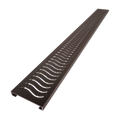 Base'N Bench® 42 In x 60 In Single Curb Tileable Shower Pan Base with Right Drain, Linear Trench, and Bench