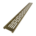 Redi Trench® 42 In x 48 In Double Threshold Corner Tileable Shower Pan Base with Right Drain and Linear Trench