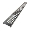 Redi Trench® 42 In x 60 In Right Double Threshold Corner Tileable Shower Pan Base with Left Drain and Linear Trench