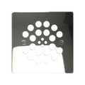 Redi Drain® Polished Chrome Drain Plate, 4¼″ square